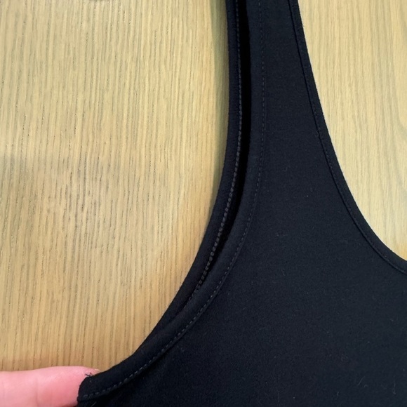 Allison Joy Relaxed Fit Black High Low Tank Dress / small - Picture 6 of 8